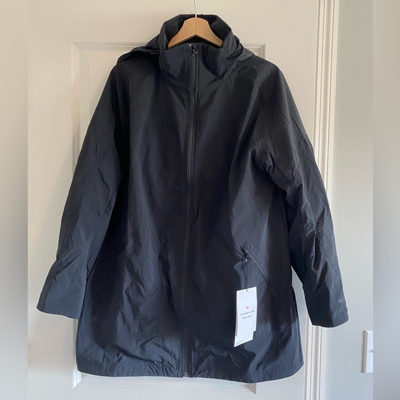 Lululemon Hooded Mid-Length Utility Jacket Black Size S - Picture 1 of 5